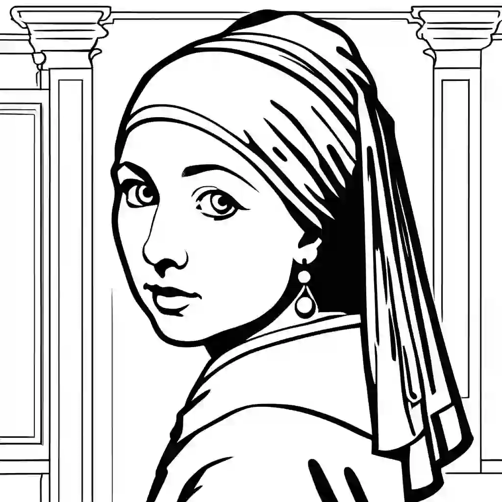 Famous Paintings_Girl with a Pearl Earring by Johannes Vermeer_9391.webp